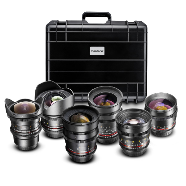 Walimex pro Video Fisheye-Portrait Set 6x für Canon EF