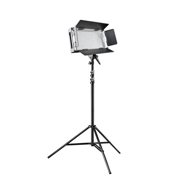 Walimex pro LED 500 Flächenleuchte + Lampenstativ