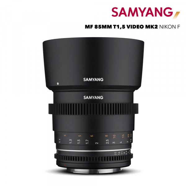 Samyang MF 85mm T1,5 VDSLR MK2 Nikon F