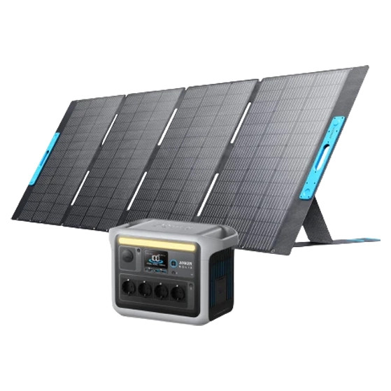 Anker SOLIX C1000X Solargenerator - 1056 Wh / 1800 W mit 1x 400W Solarpanel PS400