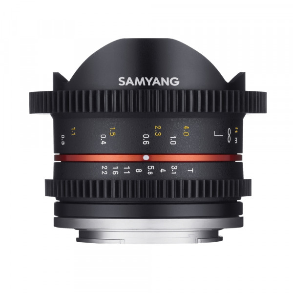 Samyang MF 8mm T3,1 Fisheye Video APS-C Samsung NX