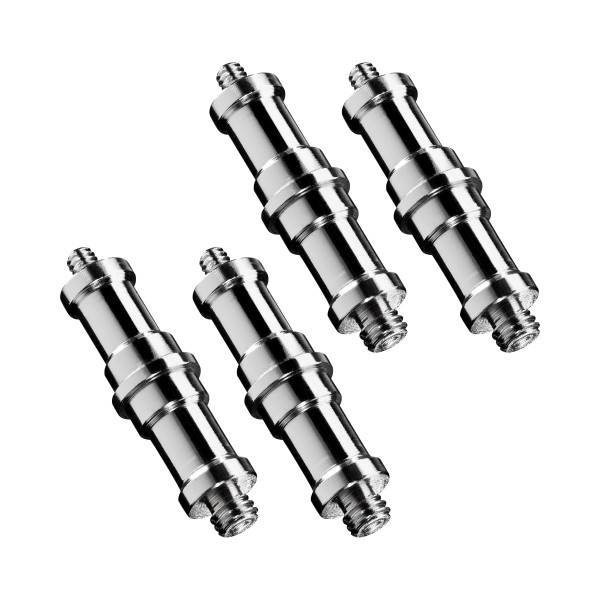 Walimex Set 4x Spigot-Gewindeadapter 3/8" und 1/4"