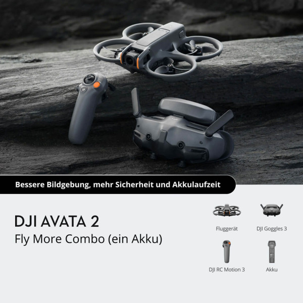 DJI Avata 2 - Fly More Combo (ein Akku)