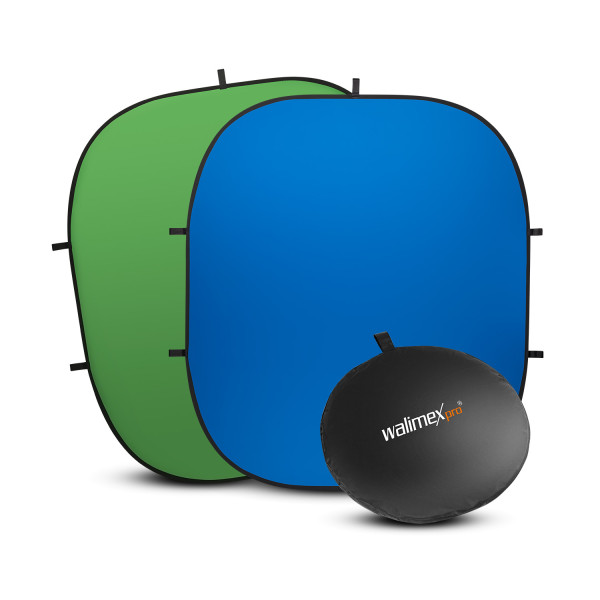Walimex pro 2 in 1 Falthintergrund 200 x 230 cm