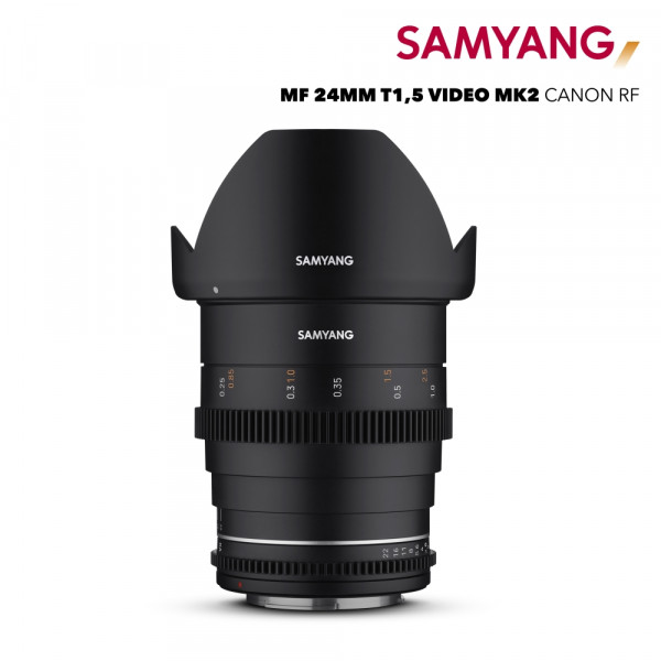 Samyang MF 24mm T1,5 VDSLR MK2 Canon RF %%% Promotion Sale