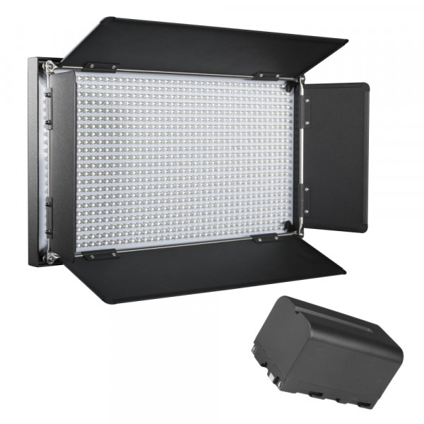 Walimex pro LED Brightlight 876 Daylight Akku Set