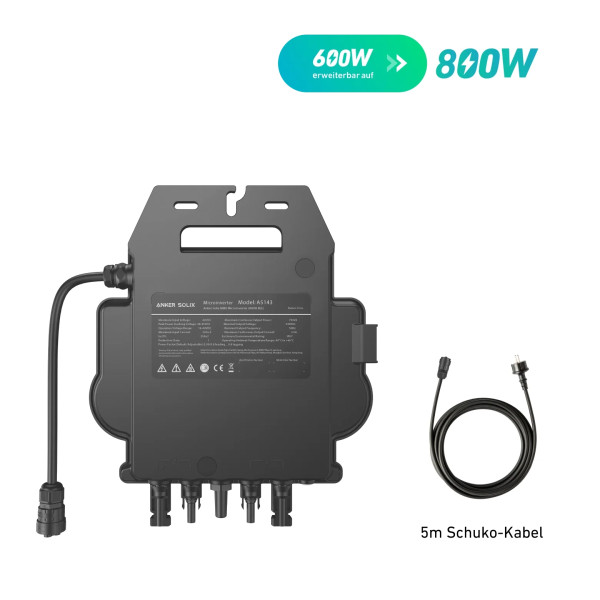 Anker SOLIX MI80 (BLE) Mikro-Wechselrichter - 600W / 800W