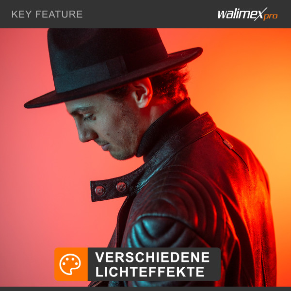 Walimex pro LED Rainbow RGBWW Flächenleuchte 50 W