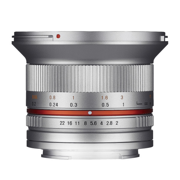 Samyang MF 12mm F2,0 APS-C Sony E silber