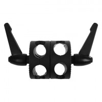 Falcon Eyes Doppelte Rohrklemme EC-28 für 19/22/25/28 mm Rohren Falcon Eyes Doppelte Rohrklemme EC-28 für 19/22/25/28 mm Rohren