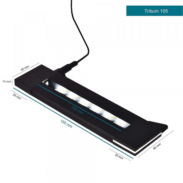 Beleuchtungselement Tritium 105 für 2D Prisma Hochformat L / Querformat M