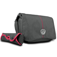 Mantona Cool Bag Kameratasche schwarz/rot Mantona Cool Bag Kameratasche schwarz/rot