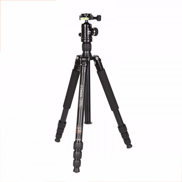 Coman TM256A+C0 Fotostativ Set mit Kugelkopf 155 cm