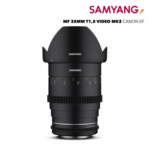 Samyang MF 35mm T1,5 VDSLR MK2 Canon EF