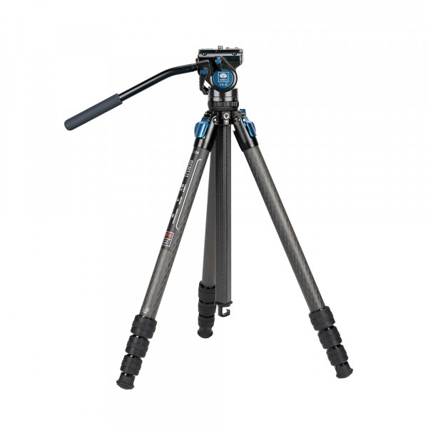 SIRUI ST-124 Superb Travel Dreibeinstativ Carbon mit Videokopf VA-5 ST-Serie