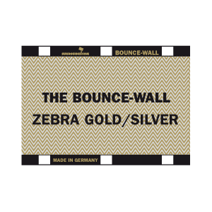 Sunbounce BOUNCE-WALL 2-in-1 REFLECTOR ZEBRA / WHITE leicht warm - Struktur: 50% Gold + 50% Silber - Rückseite Weiß