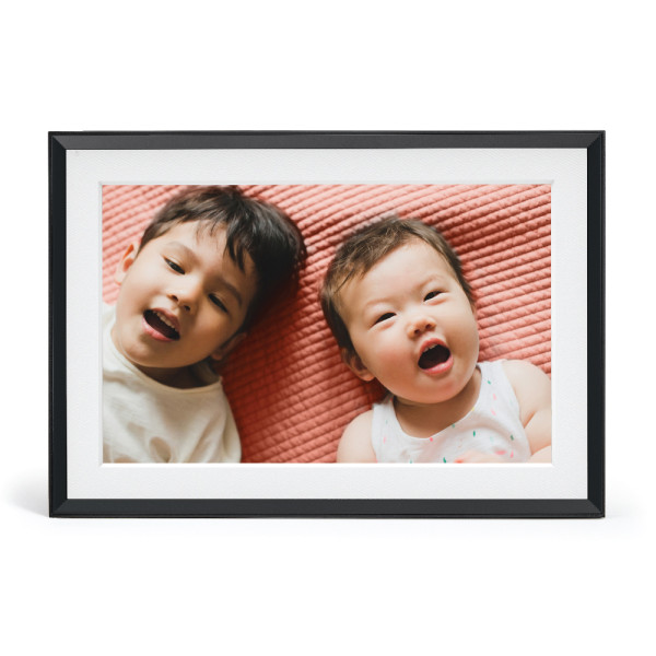 Aura Carver Black Mat - Digitaler Bilderrahmen mit 10,1" HD-Display & WLAN
