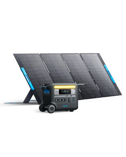 Anker SOLIX F2000 / 767 - 2048Wh / 2300W Solargenerator + Solarpanel 400W (PS400)