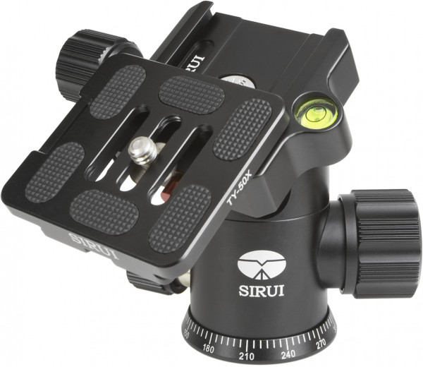 SIRUI G-10KX Kugelkopf mit TY-50X Alu schwarz (88mm hoch) - GX-Serie