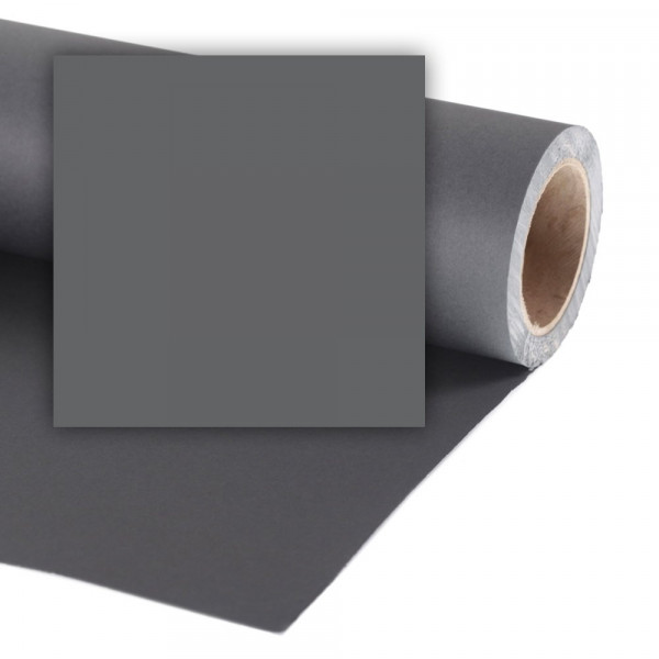 Colorama Hintergrundkarton 2,72 x 11m - Charcoal / Grau