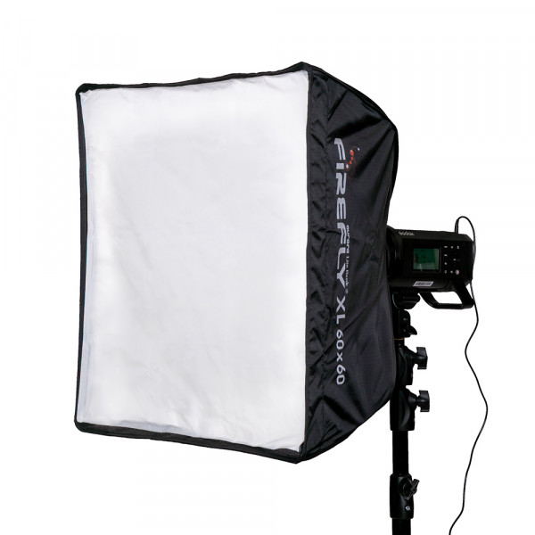 aurora Firefly XL Falt-Softbox 60 x 60 cm für Aurora/Bowens (FXL 66S BW) * Sale *