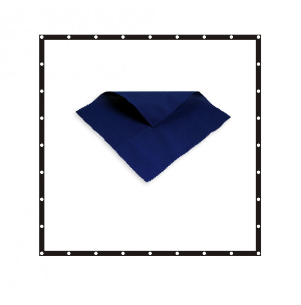 Sunbounce SCREEN BUTTERFLY BLUE SCREEN / BLUE BOX - BACKSIDE BLACK perfektes digitales blau mit elastisch lichtundurchlässiger Rückseite