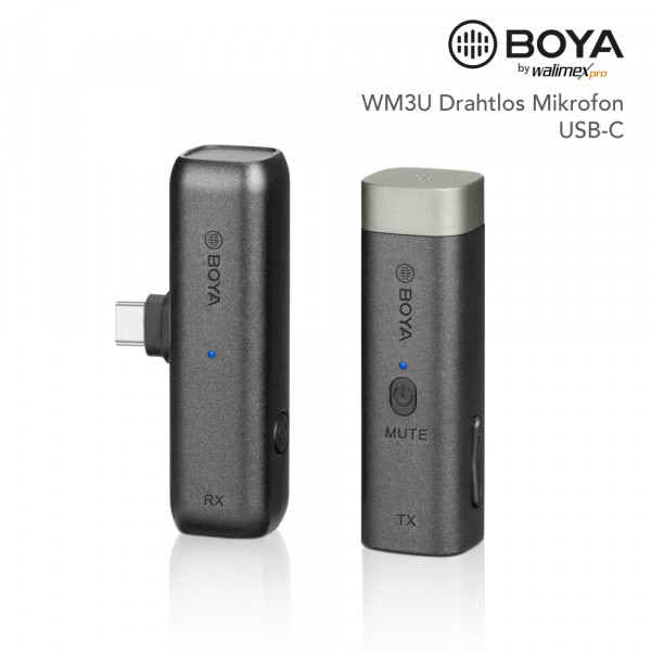 BOYA Walimex pro WM3U Drahtlos Mikrofon > 15% Code: DEAL15