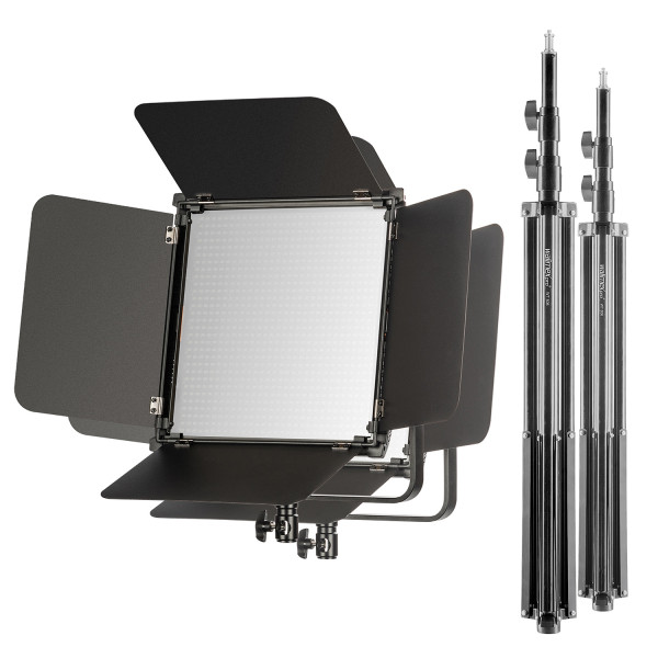 Walimex pro 2x LED Niova 100-F Pro 100 W 2x Stativ