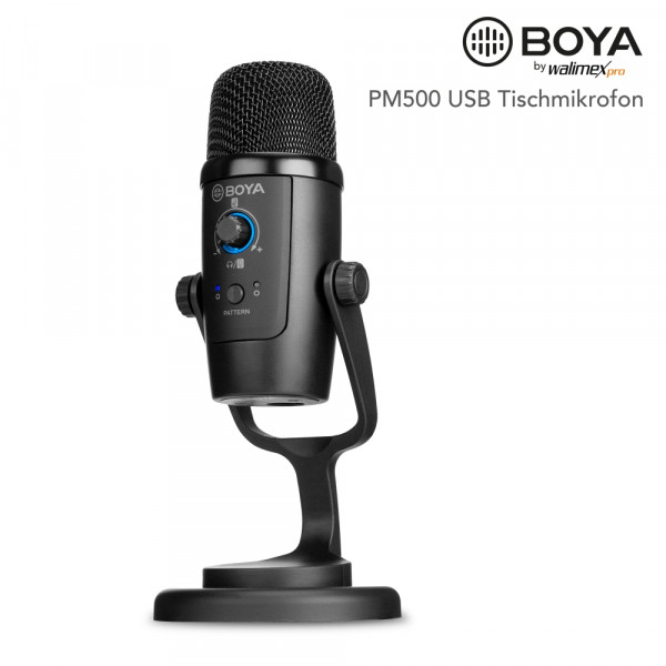 BOYA Walimex pro PM500 USB Tischmikrofon