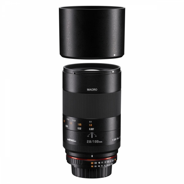 Walimex pro 100mm f2,8 Makro DSLR Nikon F AE Objektiv (Samyang 21870) %%% Promotion Sale